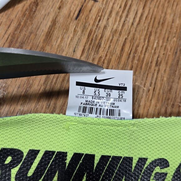 Nike Free Run 2018 Women Sz 8 White/Black Flex Bottomed Running Shoes 942837-100 - Picture 8 of 11